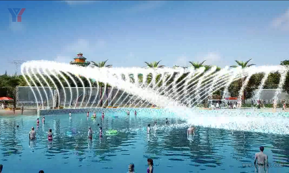 廣州長隆水上樂園造浪池音樂噴泉