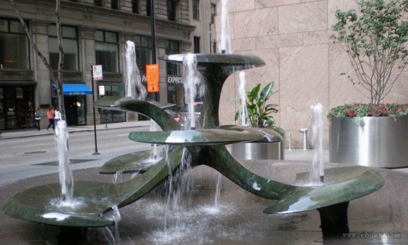 雕塑噴泉