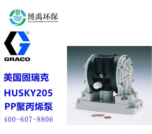 固瑞克Husky 205 1/4寸PP氣動隔膜泵