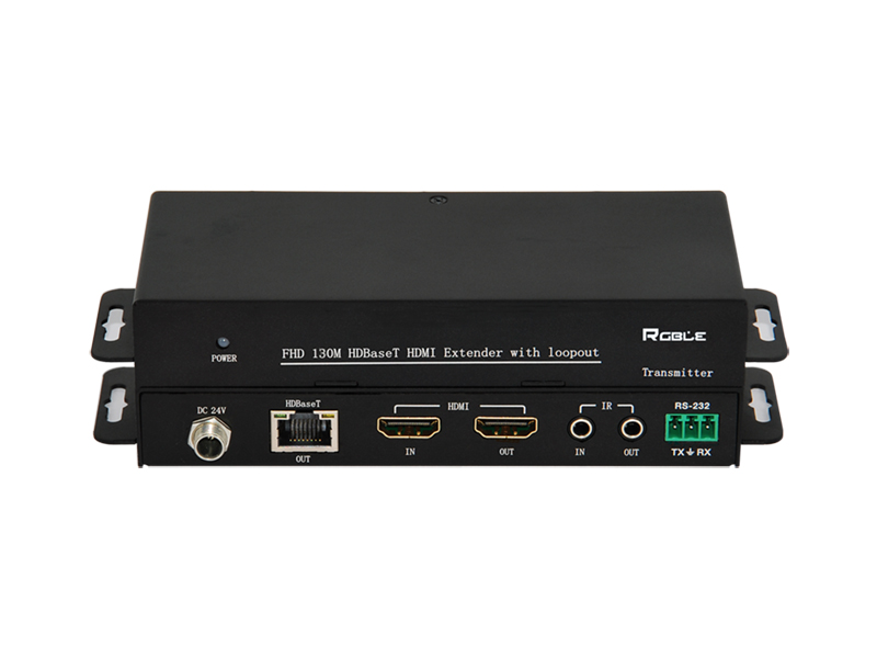 Hdmi 130m Hdbt Extender With Hdmi Loop Out-shanghai Rgble Electronics