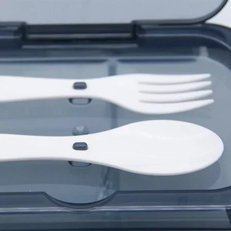 Lunch Box with fork & spoon