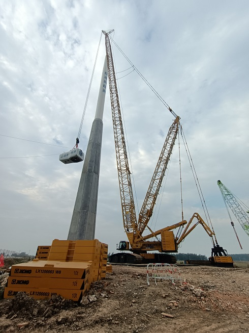 杭州发电风机吊装项目