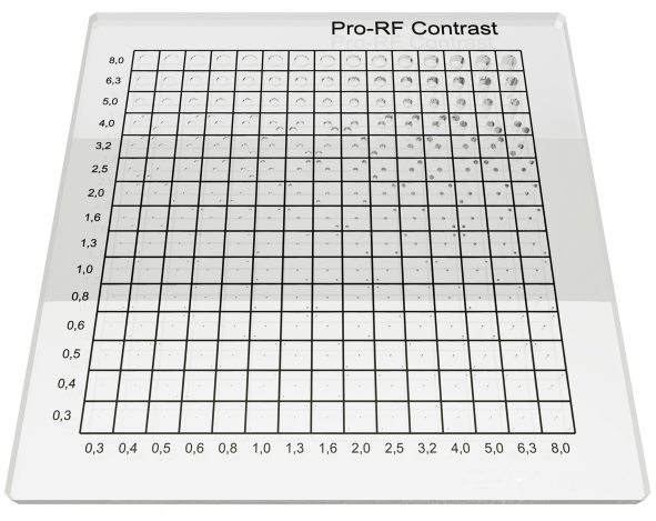 Pro-RF contrast低對比度細節檢測模體
