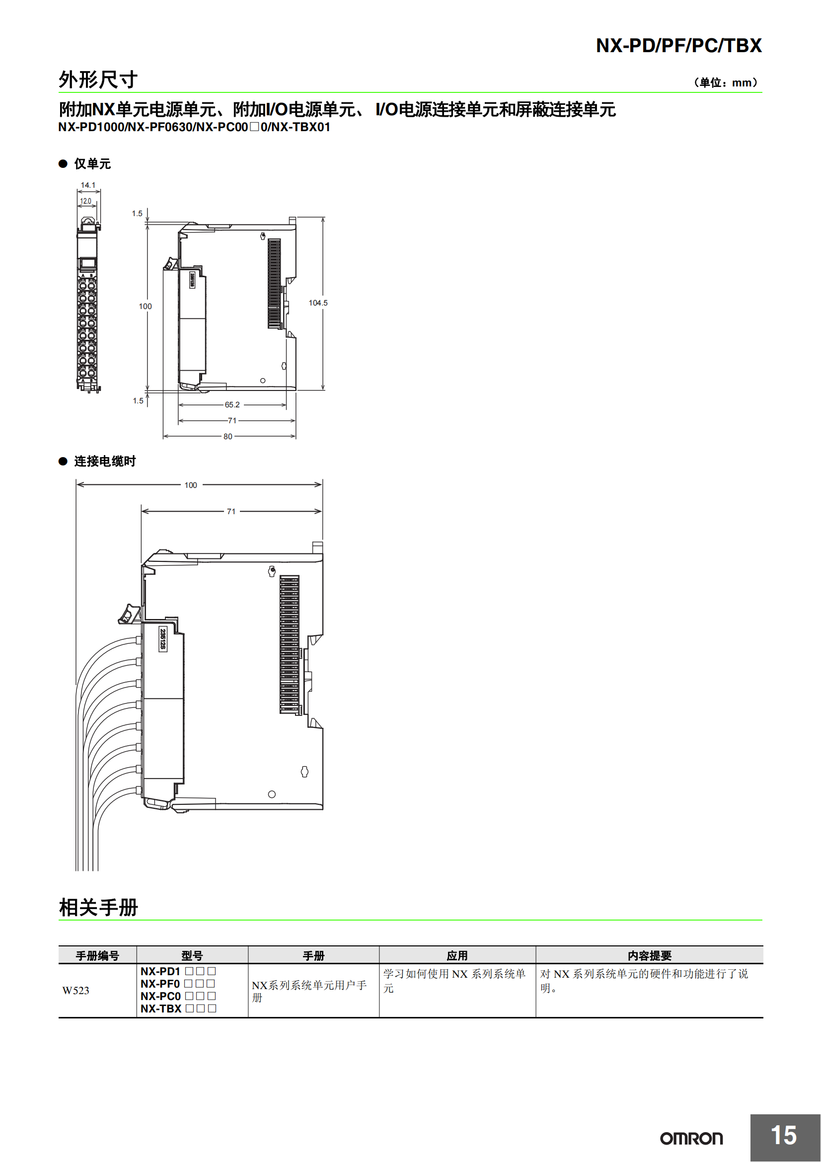 NX系列I-0單元.NX-PD-PF-PC-TBX自動化控制器_14.png