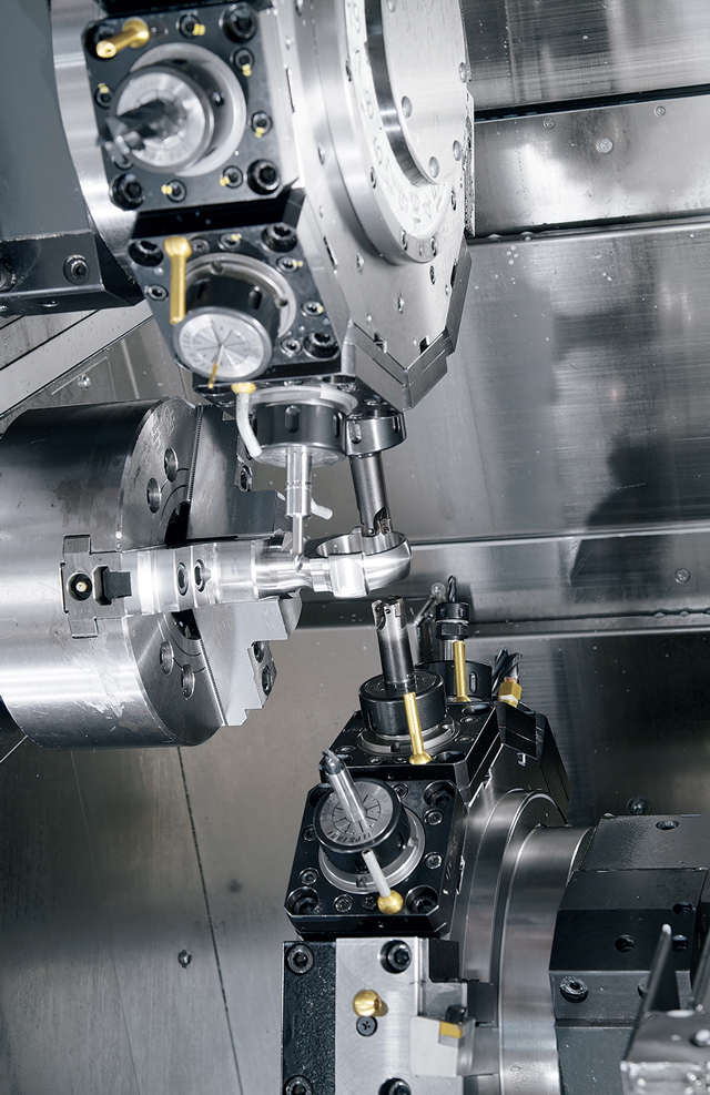 双主轴双刀塔车削中心