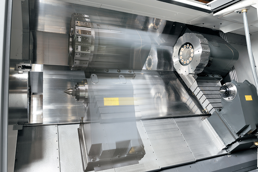 双主轴双刀塔车削中心