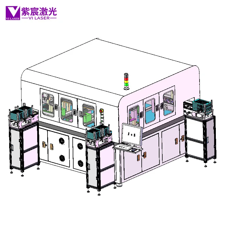 光通訊模塊自動(dòng)組裝激光焊錫設(shè)備