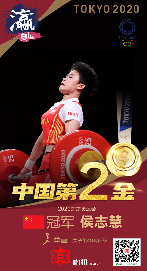 第32届东京奥运会中国奥运代表团金牌