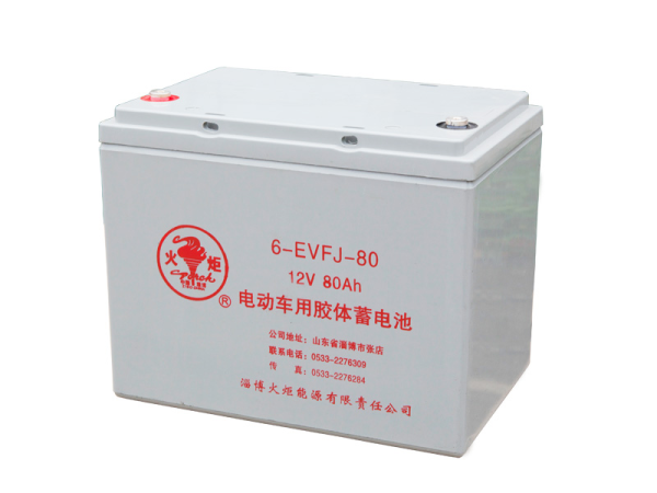 6-EVFJ-80 電動(dòng)車用膠體蓄電池