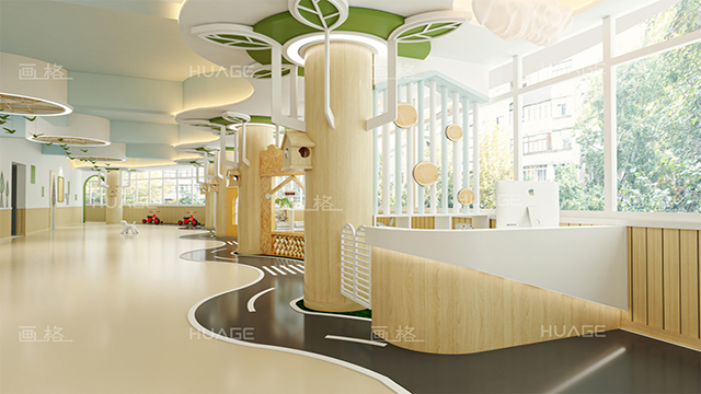珠海简约幼儿园设计市场价 画格儿童空间设计供应