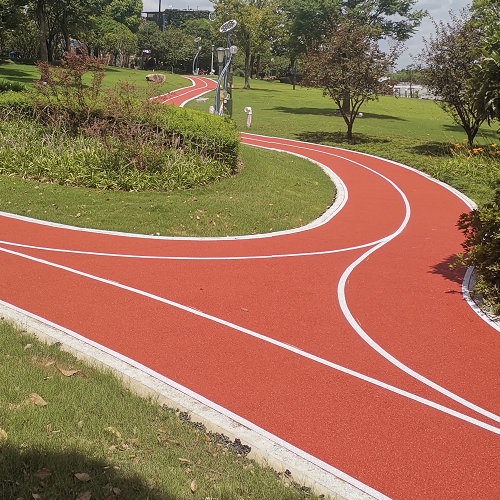 健身塑胶步道公园活动广场路面功能-上海荣跃体育场地工程有限公司