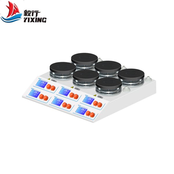 加熱型多工位磁力攪拌器HMS-6SG