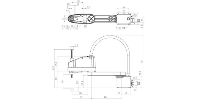 山東4軸機(jī)器人高防護(hù)