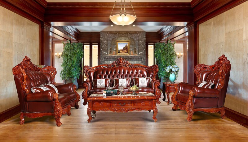 客厅系列,欧式红木沙发