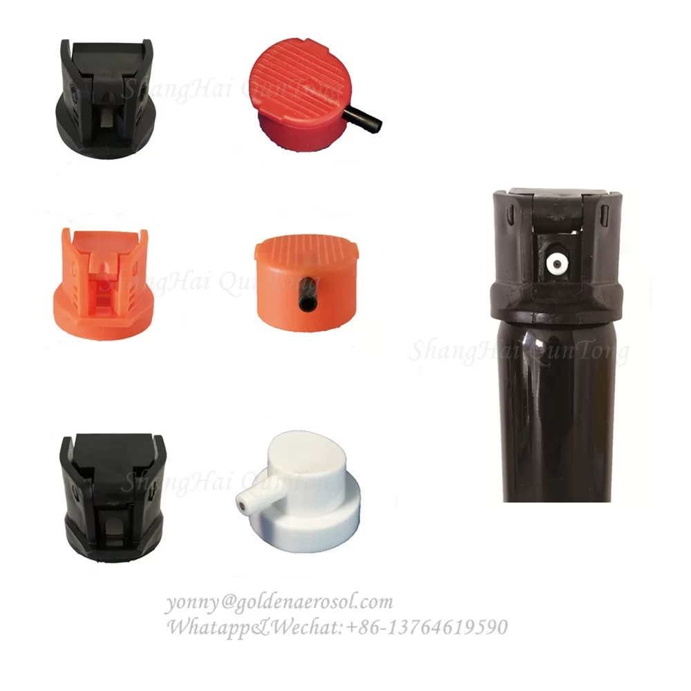 pepper spray valve and actuator