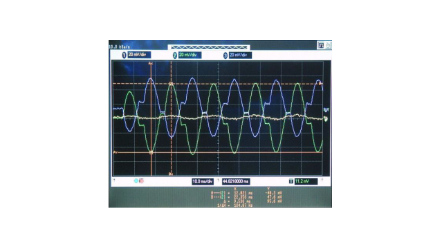 圖2 利用示波器查看 ELT-400模擬信號接口輸出的焊接電流.png