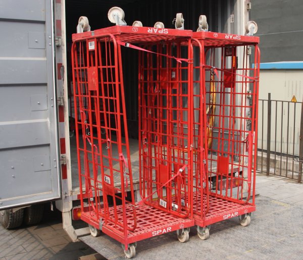 塑料底盘物流笼车