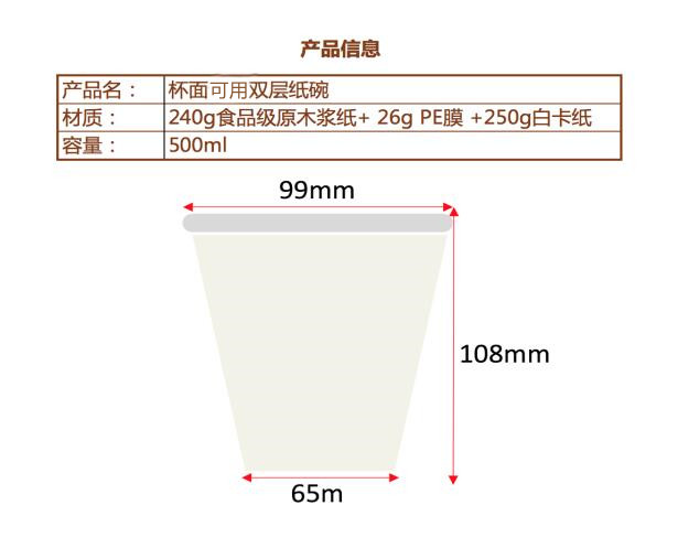杯面可用雙層紙碗