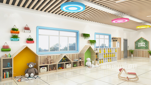 惠州特色早教中心設計多少錢一平方 畫格兒童空間設計供應