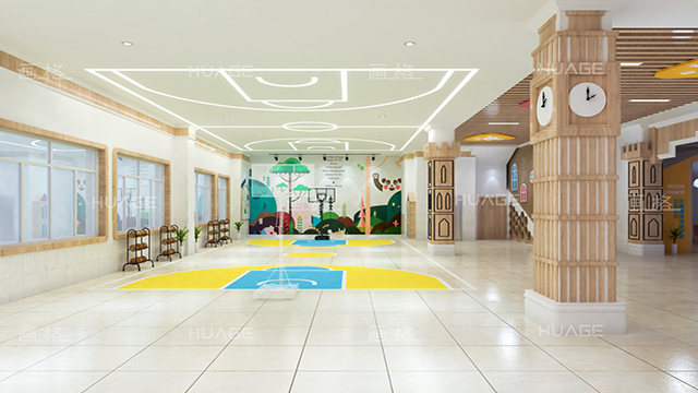 江门亲子幼儿园装修设计多久可以装修好 画格儿童空间设计供应