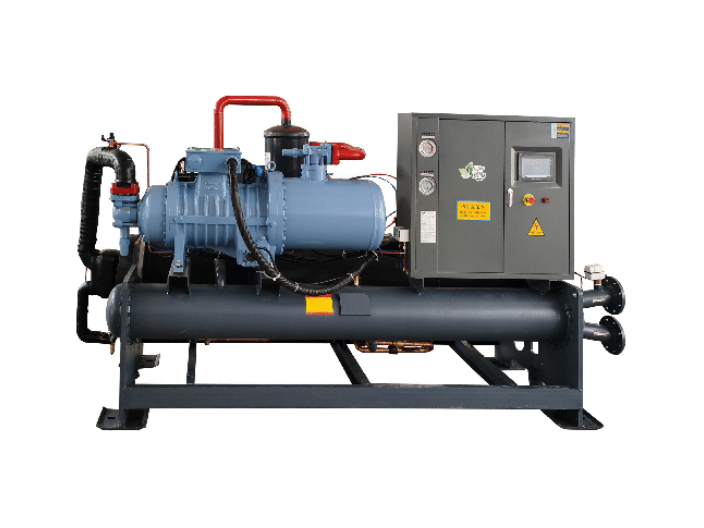 舟山低温螺杆式冷水机设备 欢迎来电 温州市益众冷暖设备供应;