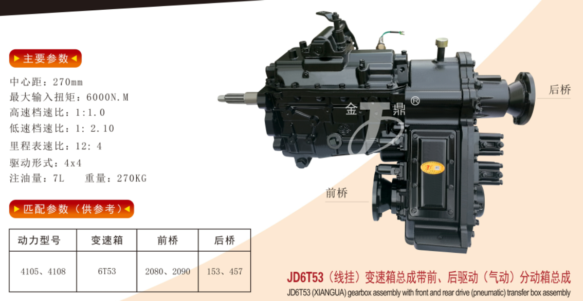 分動箱總成eq2080氣動分動箱總成ca153氣動分動箱總成nj130變速箱系列