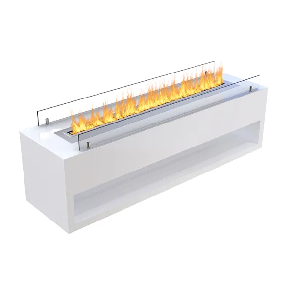 design of the table top ethanol fireplace
