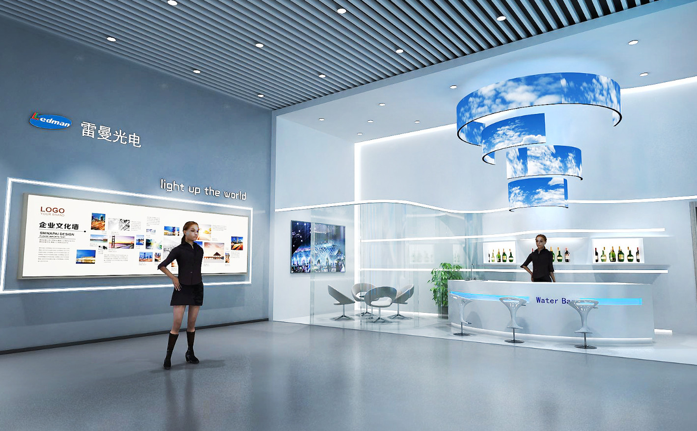 辽宁大数据展厅设计效果图 深圳市概念展示策划供应