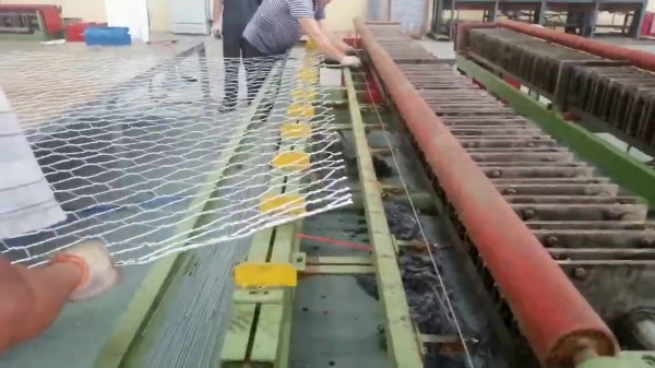 4m石籠網片自動卷邊機石籠網生產線流水線