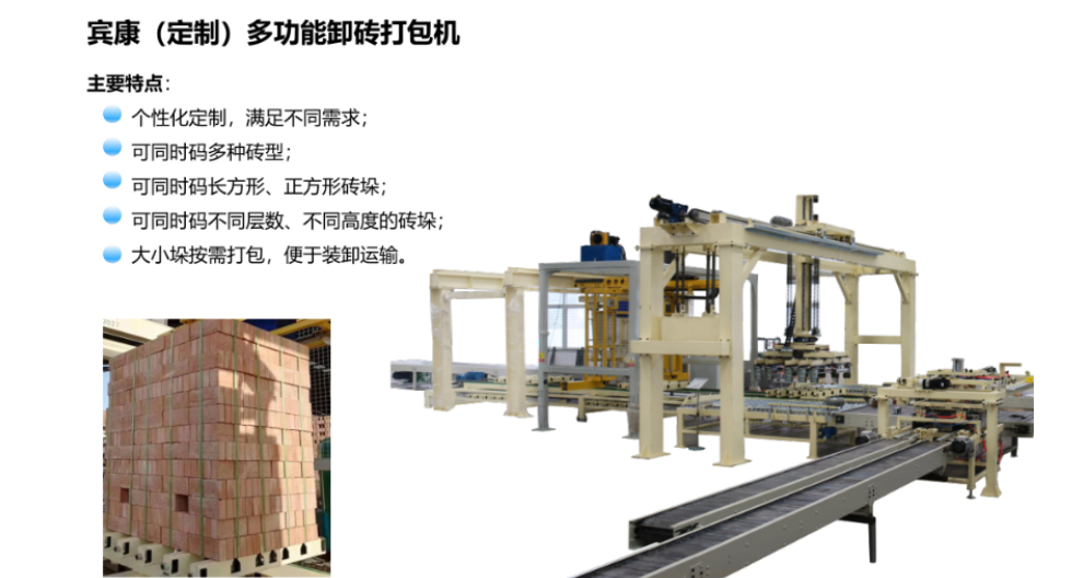 湖北砖厂智能机器人码坯机定制 河南宾康智能装备供应