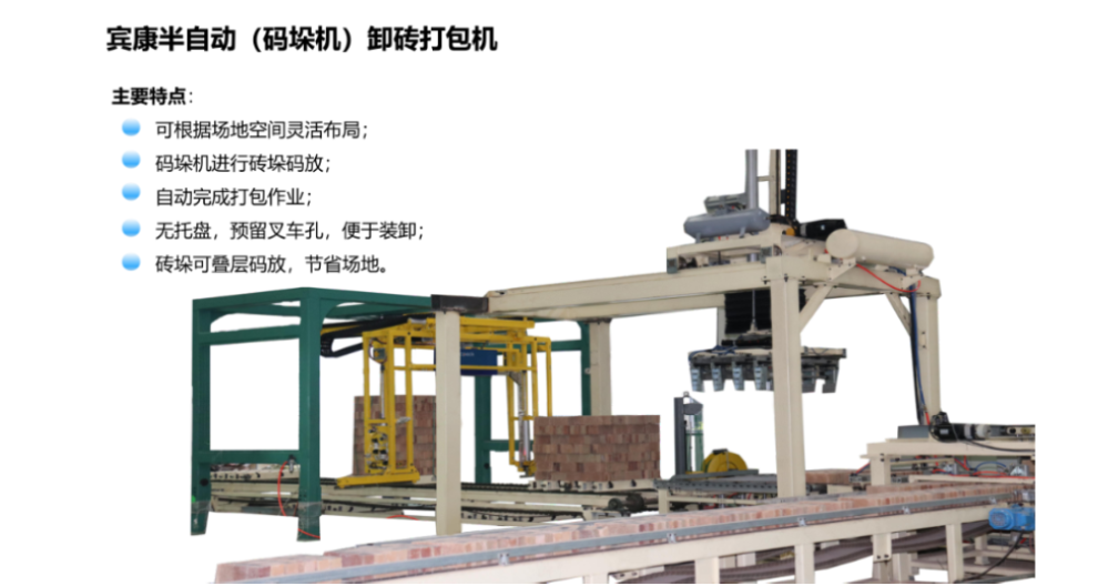 石家庄双层卸砖打包机定做 河南宾康智能装备供应;