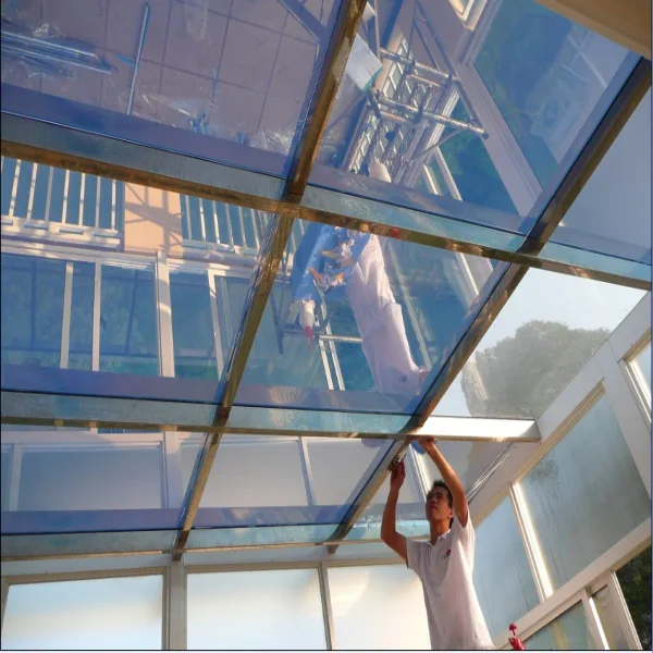 Building blast resistant film