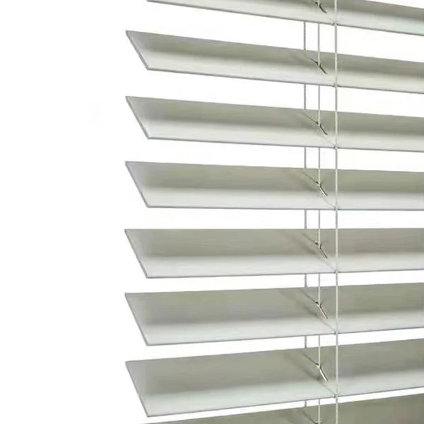 White PVC & Aluminum Cordless Blinds Supplier & Manufacturer