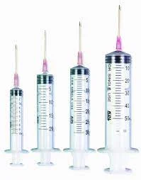 the disposable syringe