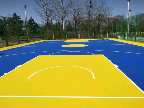 广州混凝土销售-彩色透水混凝土-篮球场/游乐场地地坪施工-广州旭升