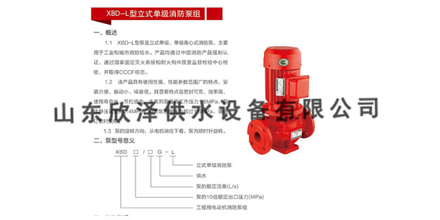 山东卧式消防泵代理 山东欣泽供水设备供应
