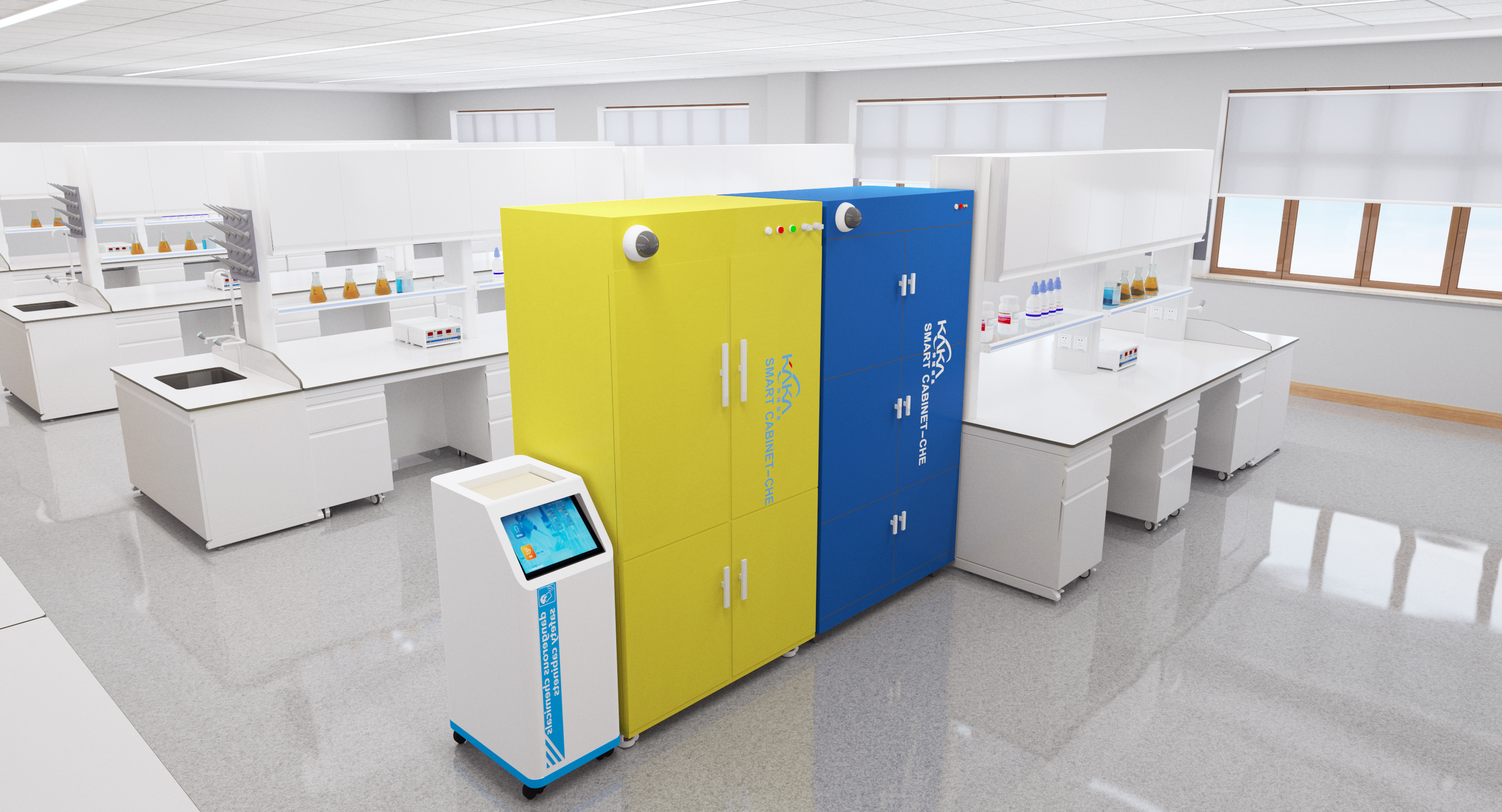 rfid智能试剂柜危化品管理