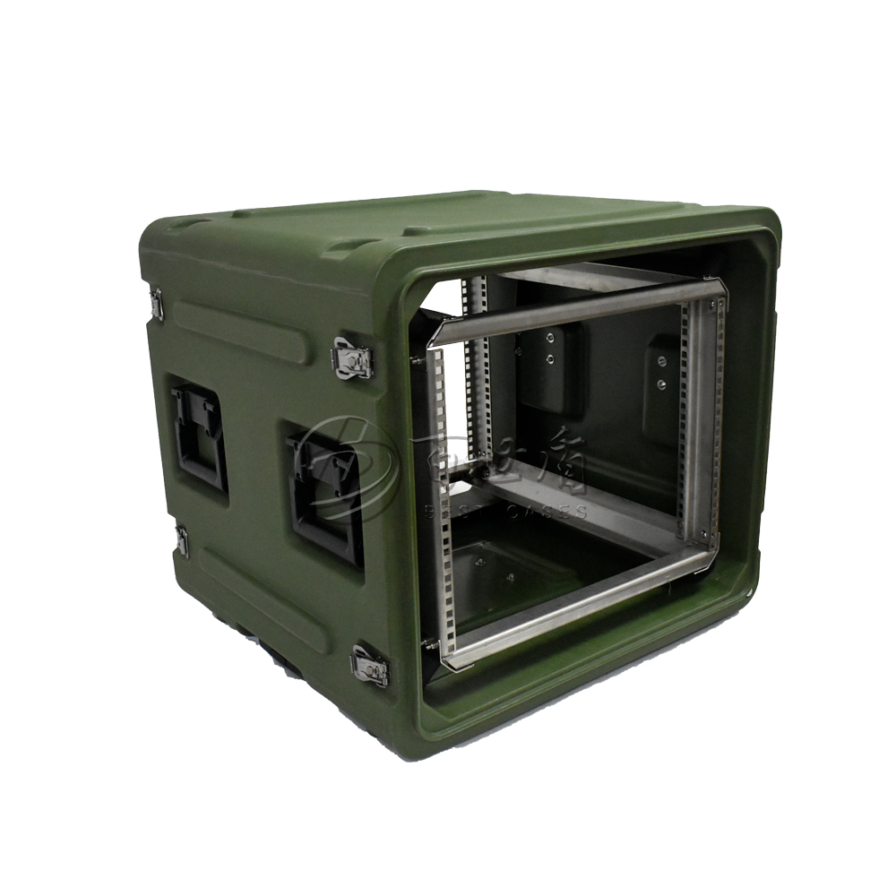 satellite communications waterproof IP65 plastic SKB 8u rack case