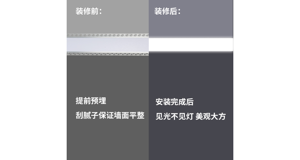 河源照明顶角线灯价钱 中山市恒耀智能科技供应