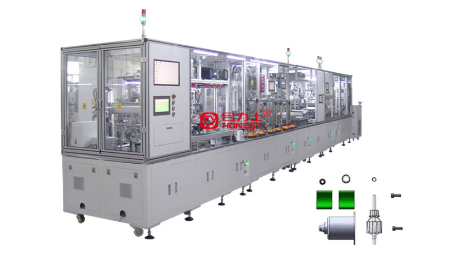 全自动无刷电机组装智能化生产线