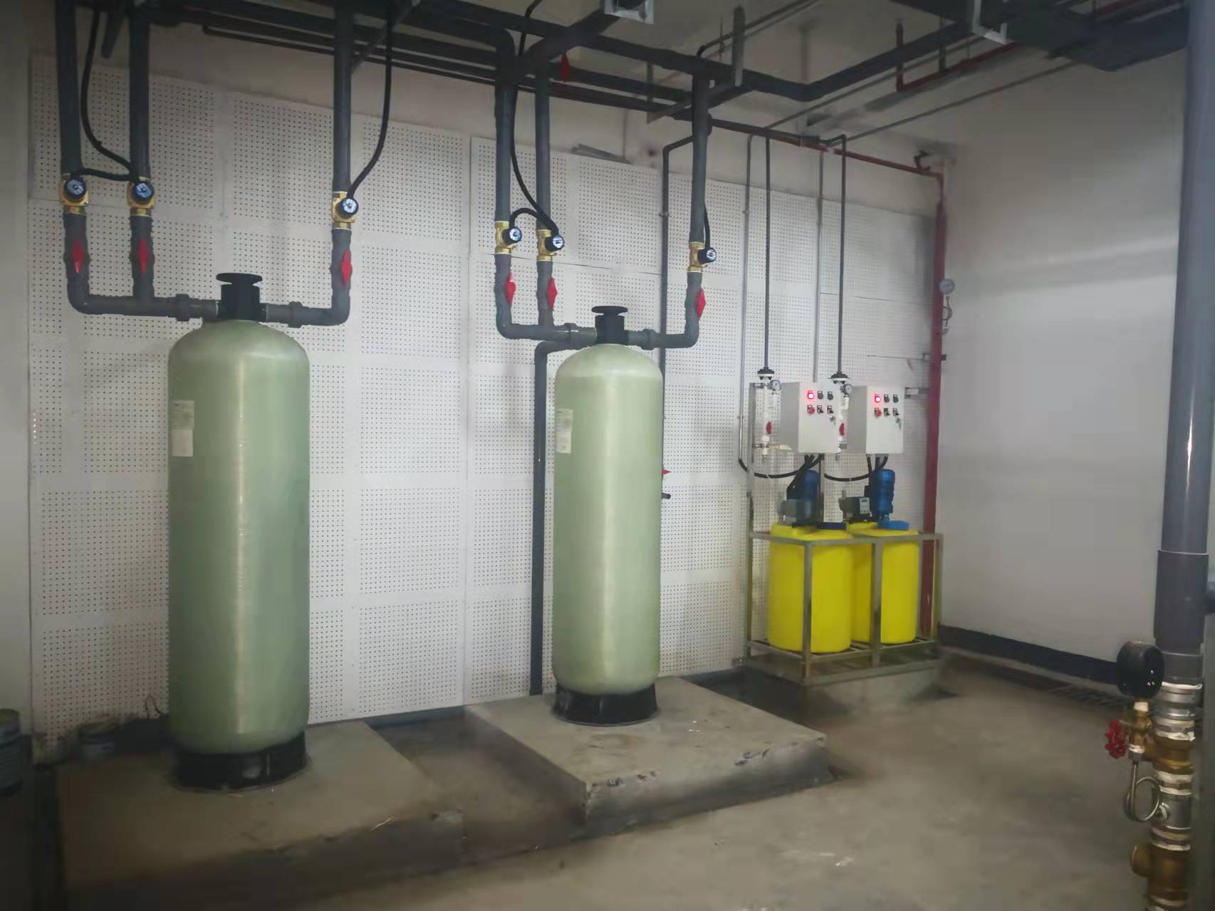 雨水回收系統流程-過濾器設備加藥裝置