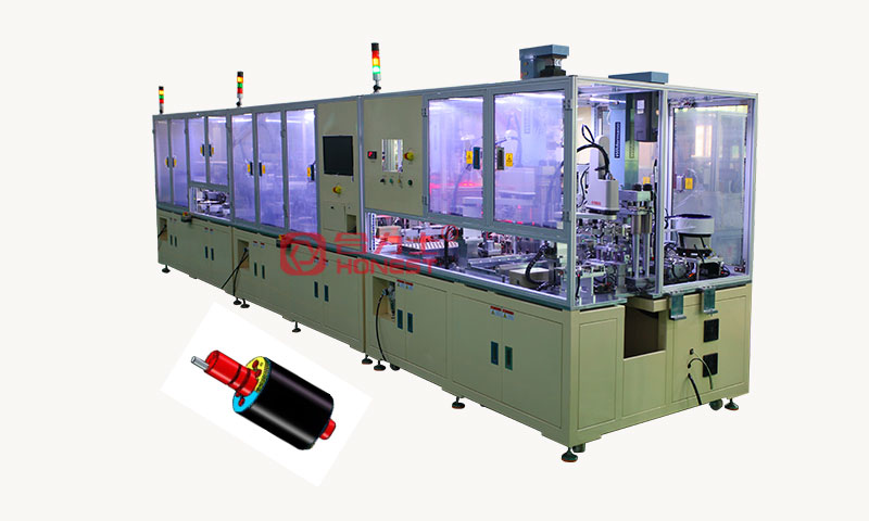 扁线电机智能化装配线,智能化汽车电机设备