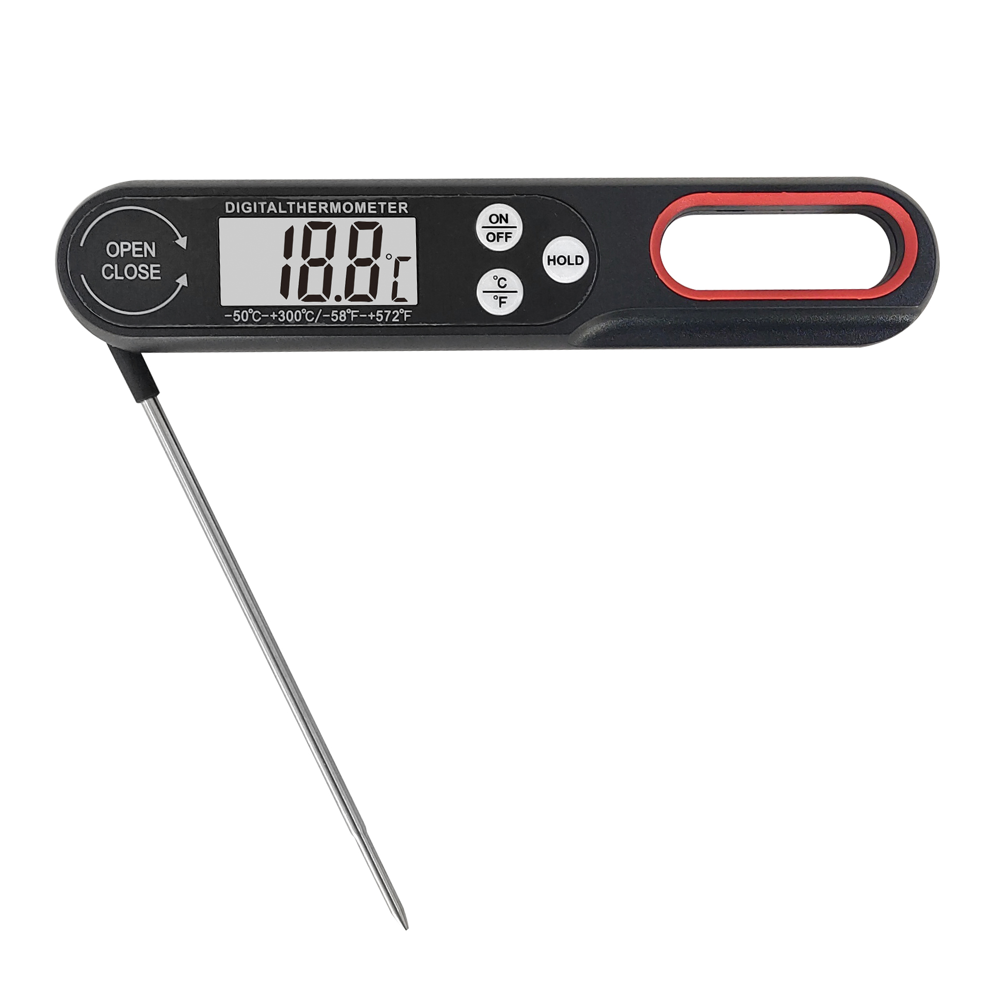 1008食品溫度計 燒烤溫度計 烤肉 探針式