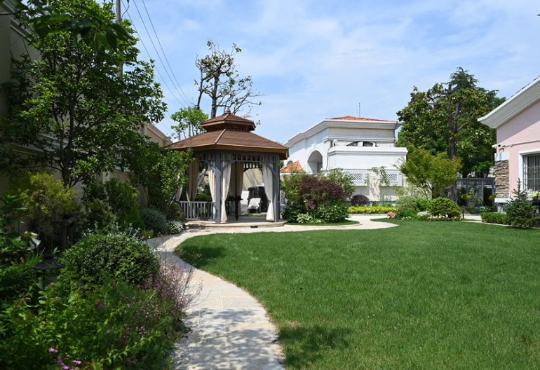 宁波私家别墅花园设计养护 上海屿汀景观设计供应