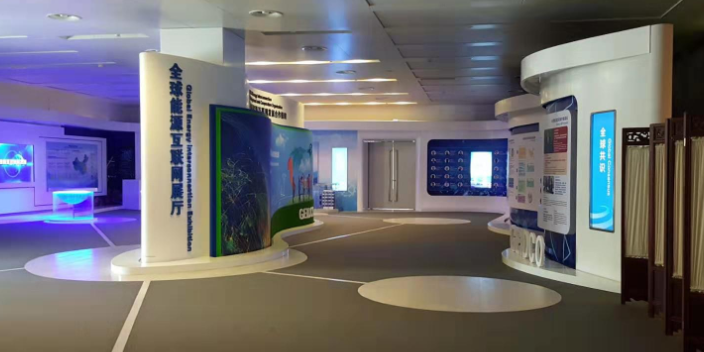 江西医药企业展厅空间设计 向迈广告供应;