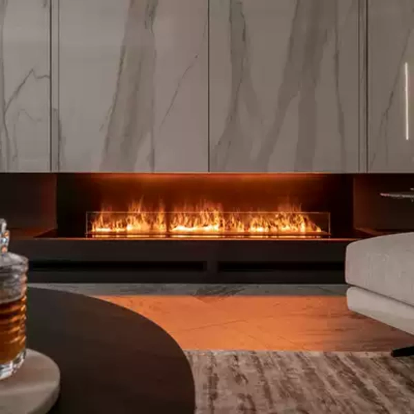 3D smart atomization fireplace