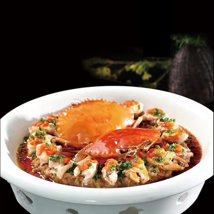 黑豚肉蒸膏蟹