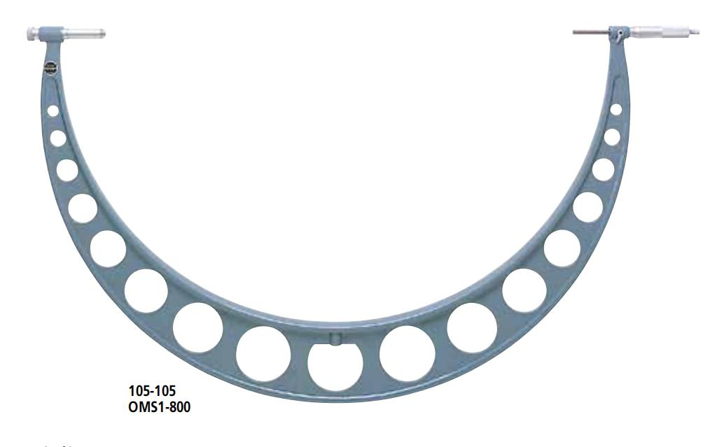 滑動(dòng)測(cè)砧式外徑千分尺 150系列-帶有測(cè)砧接長(zhǎng)套管 OMS