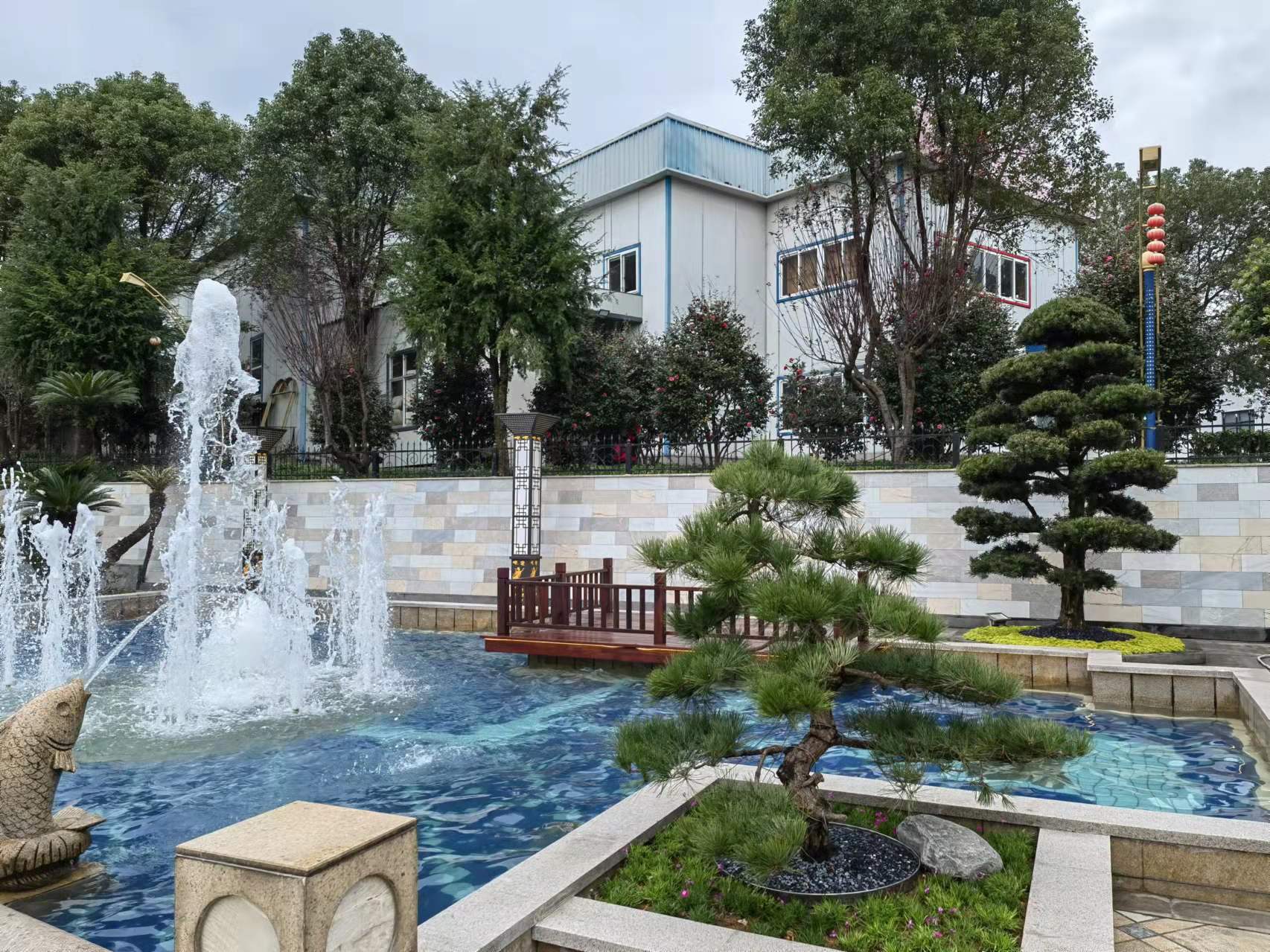 協誠集團別墅噴泉景觀