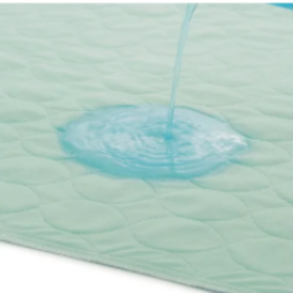 How do caregivers change diapers underpads for the elderly?